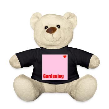 Gartenarbeit Liebe Garten - Teddy - Schwarz - Vorne