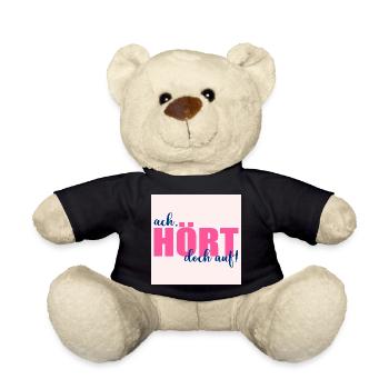 ARRÊTEZ DE DIRE - Nounours - noir - Devant