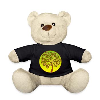 Arbre de vie spirale - Nounours - noir - Devant