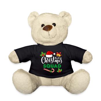 Weihnachtstrupp, Weihnachten heiraten - Teddy - Schwarz - Vorne