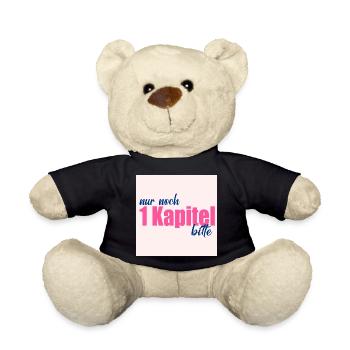 BÜCHER LIEBEN LESEN KAPITEL - Teddy - Schwarz - Vorne