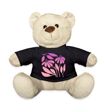 Marguerite in Gradient Pink - Teddy Bear - black - Front
