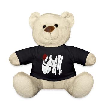 Savage "SEBRAH" Graffiti Font Marble - Teddy Bear - black - Front