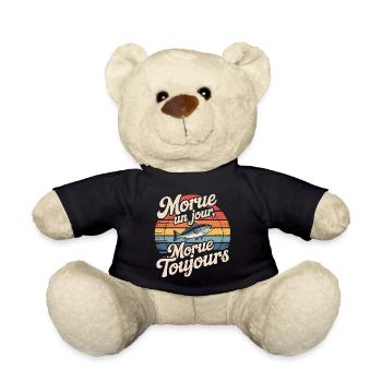 Einmal Kabeljau Kabeljau - Teddy - Schwarz - Vorne