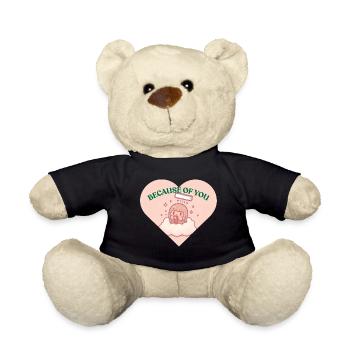 Because Of You - Douceur Câline - Teddy Bear - black - Front