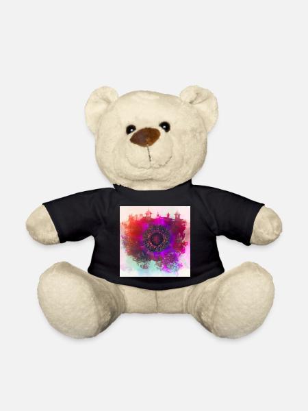 Coquelicot abstrait - Nounours - noir