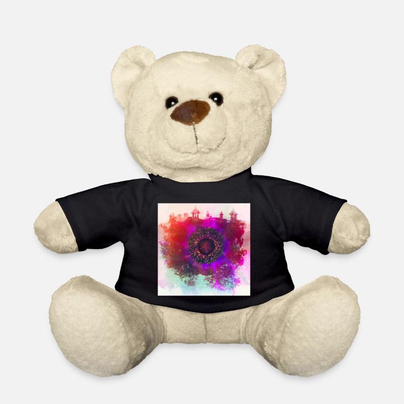 Coquelicot abstrait - Nounours - noir