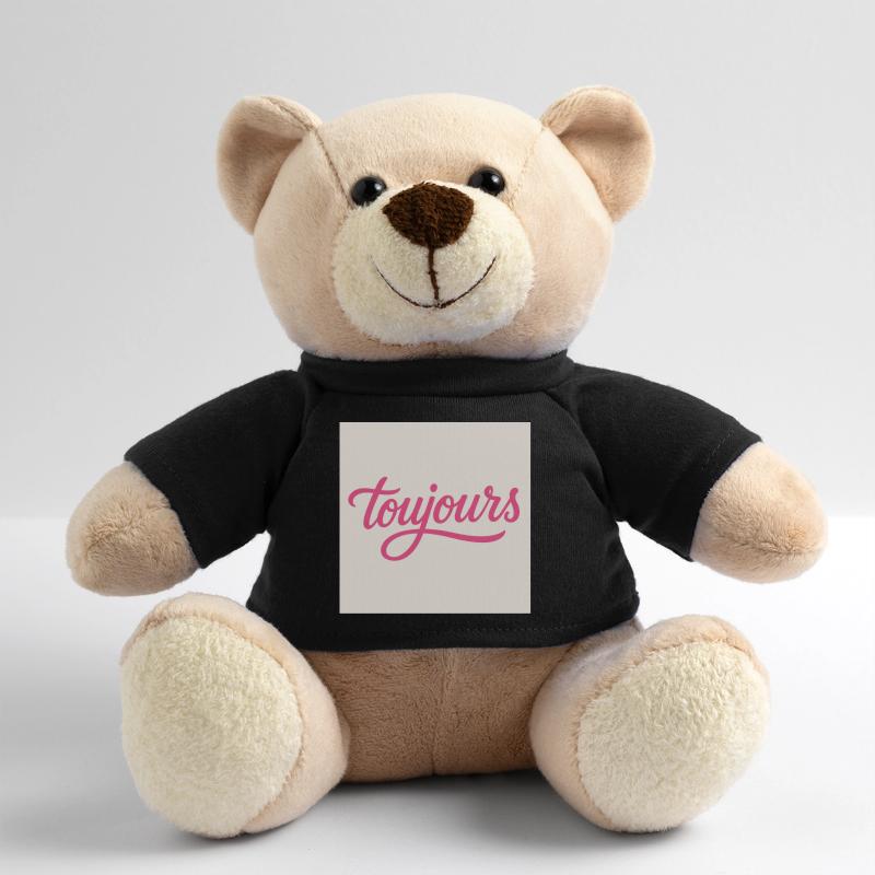 Toujours Pink Script Teddy