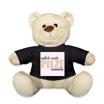 PILZE SAMMELN HOBBY - Teddy - Schwarz - Vorne