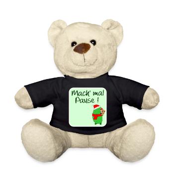 CHRISTMAS BREAK PICKLE SANTA CLAUS - Teddy Bear - black - Front