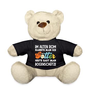 Ich gehe Bogenschießen - Teddy - Schwarz - Vorne
