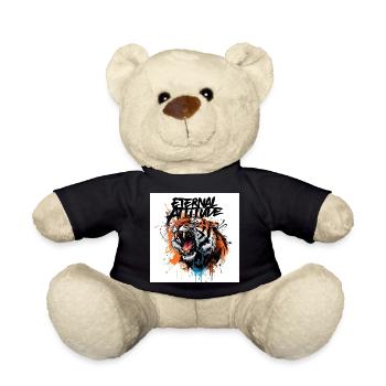 Ewige Tiger-Pose - Teddy - Schwarz - Vorne