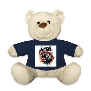 Ewige Tiger-Pose - Teddy - French Navy - Vorne