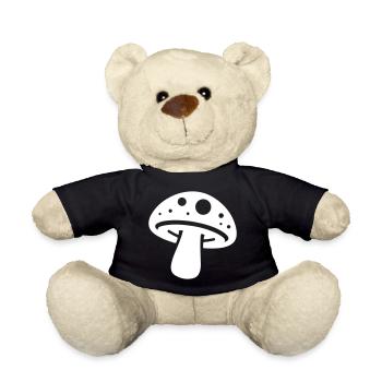 Icône de champignon - Nounours - noir - Devant