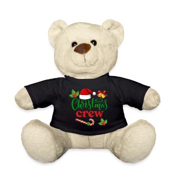 Weihnachts-Crew - Teddy - Schwarz - Vorne