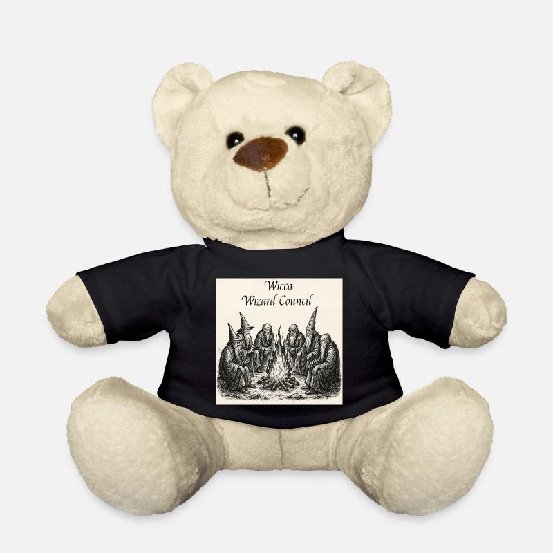 Wicca Wizard Council - Teddy Bear - black