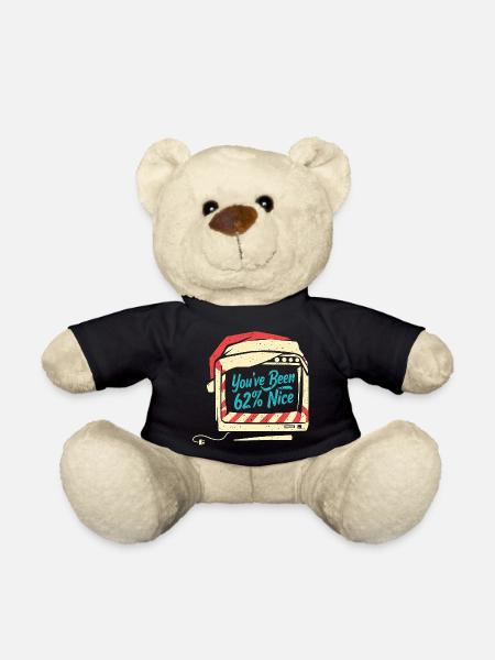 Tech Weihnachtsmann KI Humor Sarkastisch Geschenk - Teddy - Schwarz