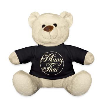 Muay thai - Teddy Bear - black - Front