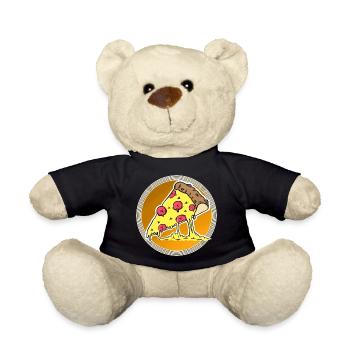 Pizza - Teddy - Schwarz - Vorne