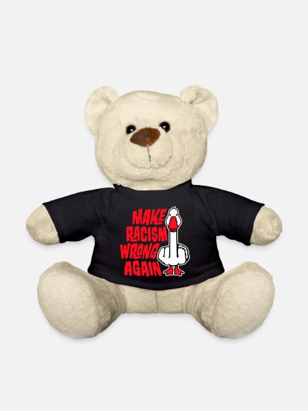 Goose Make Racism Wrong Again Militant du Majeur - Nounours - noir