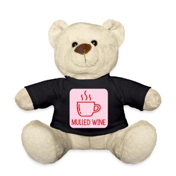 TASSE À VIN CHAUD NOËL - Nounours - noir - Devant