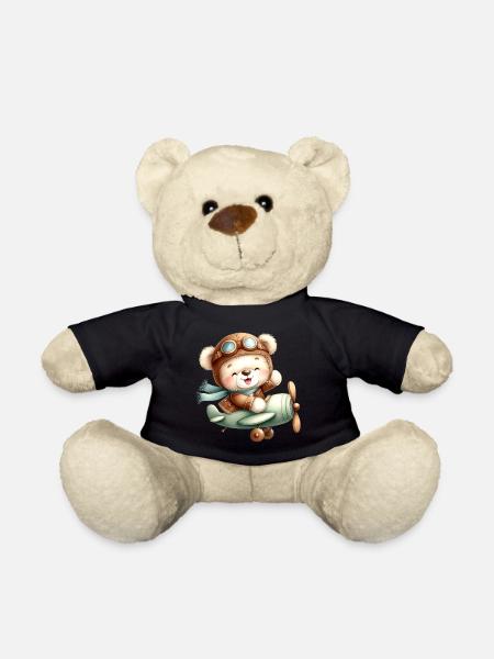 Flieger-Teddy - Teddy - Schwarz