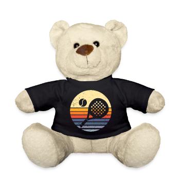 Padel Retro – Vintage Sport Look - Nounours - noir - Devant