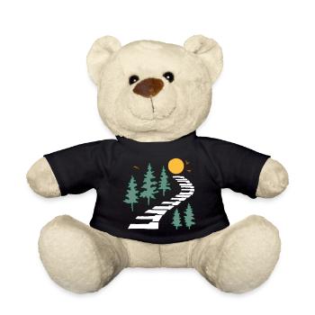 The musical path - Teddy Bear - black - Front