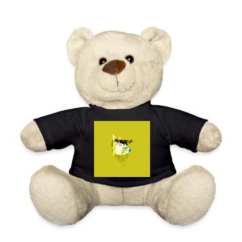 TEXTURA_DE_COLOR_#03 - Teddy - Schwarz - Vorne