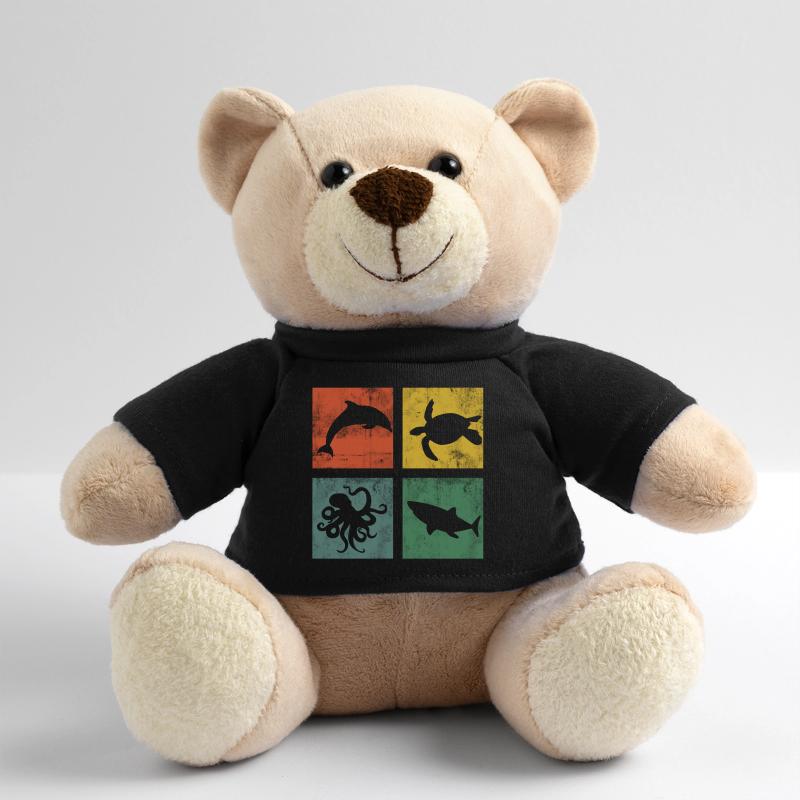 Marine Animals Ocean Dolphin Turtle Octopus Teddy Bear