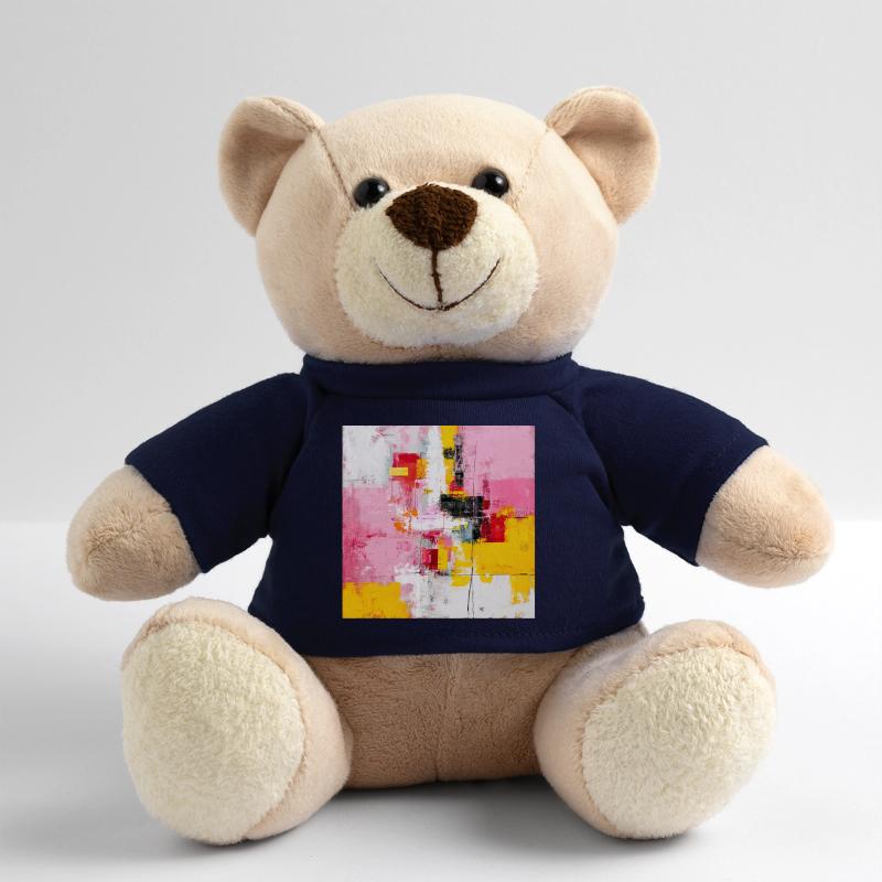 Blocs de couleur abstraits Rose Jaune Nounours