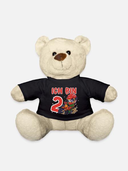 2. Geburtstag Motocross - Teddy - Schwarz