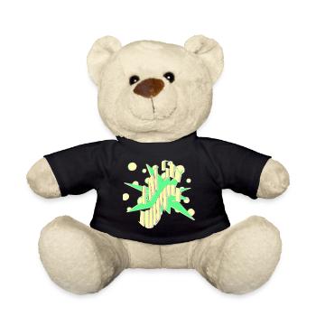 I'm happy Pop Art Explosion at so happy - Teddy Bear - black - Front