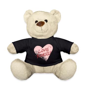 love yourself - Teddy Bear - black - Front