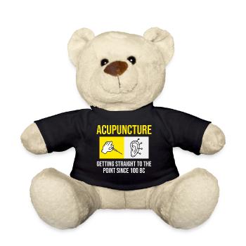 L'acupuncture : aller droit au but - Nounours - noir - Devant