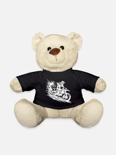 Gelände Maschine Matsch Hobby Motorsport - Teddy - Schwarz