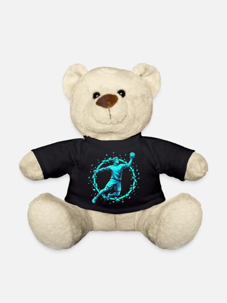 Cadeau d’entraînement à la chaleur passion du handball - Nounours - noir