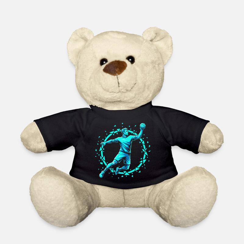 Handball Leidenschaft Hitze Training Geschenk - Teddy - Schwarz