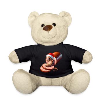 Salami Made Santa Karikatur - Teddy - Schwarz - Vorne