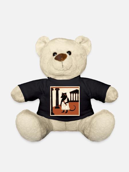 Römische Ratte Im Toga In Der Antike - Teddy - Schwarz
