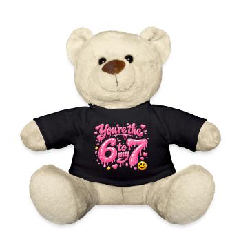 Tu es le 6 contre mon 7 - Nounours - noir - Devant
