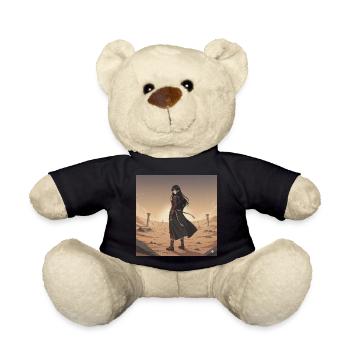 Dune Warrior — Black Armor - Teddy Bear - black - Front