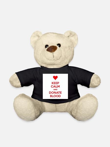 Calm Heart spenden Sie Blut - Teddy - Schwarz