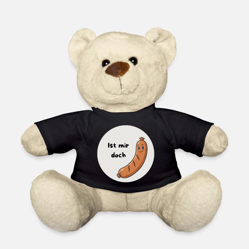 I don't care - Teddy Bear - black