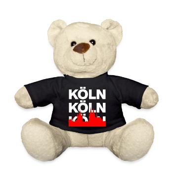 KÖLLE ES EIN JEFÖHL KÖLN DOMLIEBE RHEIN DOMSTADT - Teddy Bear - black - Front