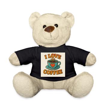 Kaffee-Liebesbecher - Teddy - Schwarz - Vorne
