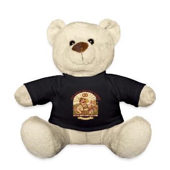 Bayerische Bierfreude Prost - Teddy - Schwarz - Vorne