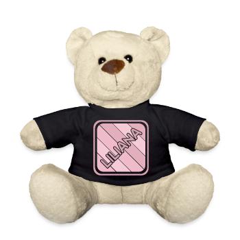 Geschenk für Liliana - Teddy - Schwarz - Vorne