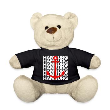 HAMBURG ANKER ROT, HAFEN, MOIN, HH, NORDDEUTSCH - Teddy - Schwarz - Vorne