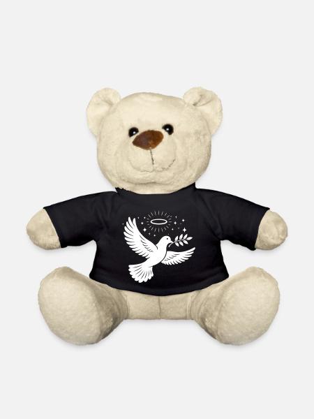 Taube Heilig Christlich - Teddy - Schwarz